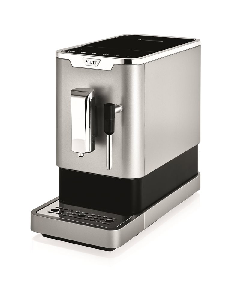 Machine à café expresso broyeur à grains et buse vapeur Scott