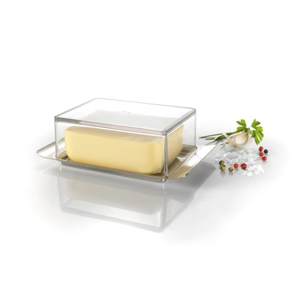 Beurrier, Beurrier rectangulaire avec couvercle transparent, Plateau à  beurre pour comptoir, plat à cuisine moderne, parfait[S554] - Cdiscount  Maison