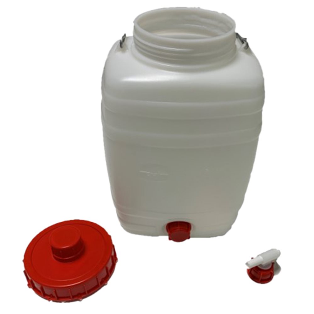 Cuve de fermentation avec tonnelet 20 litres robinet et barboteur - Tom  Press