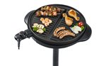 Gril barbecue électrique plaque 40 cm antiadhésive 1 800 W