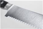 Couteau à pain denté 20 cm forgé Classic Ikon noir Wüsthof