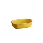 Plat à four rectangulaire individuel 22 cm le bon plat en céramique émaillée jaune Provence Emile Henry