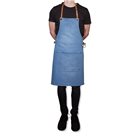 Tablier DutchDeluxes BBQ Style Washed Indigo Denim en toile denim bleue pour barbecue et cuisine