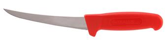 Couteau désosseur dos renversé 13 cm rouge