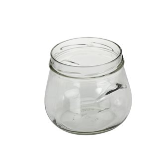 Pots verre bombé avec anses de 850 ml par 11