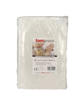 Sacs sous vide alimentaires gaufrés Tom Press 15x30 cm par 100
